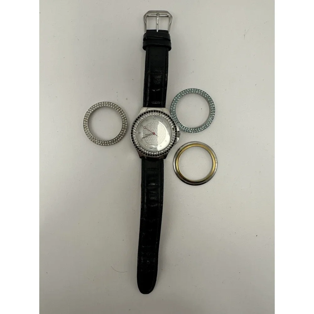 Gruen GR8295‎ New Battery Changeable Bezels Ladies MOP Watch 35MM 7